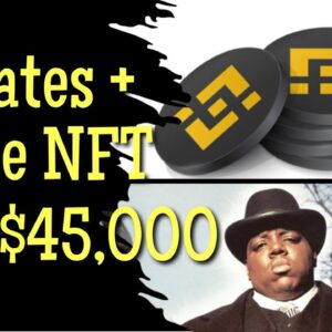 BNB PRINTER UPDATES - BIGGIE SMALLS NFT SOLD FOR $45,000 ON USWAP - GOING BACK INTO REX AUCTION