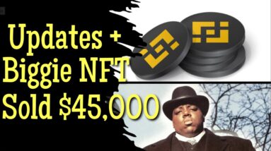 BNB PRINTER UPDATES - BIGGIE SMALLS NFT SOLD FOR $45,000 ON USWAP - GOING BACK INTO REX AUCTION