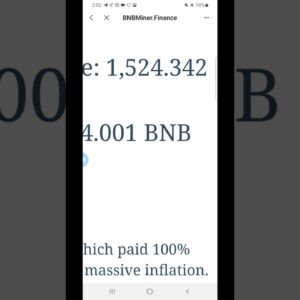 BNB MINER OVER 1,500 BNB! REX TOKEN DRIP BNB BUSINESS