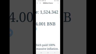BNB MINER OVER 1,500 BNB! REX TOKEN DRIP BNB BUSINESS