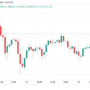 btc price battles for 46k as polkadot dot ends weekend with 10 surge
