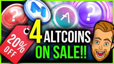 DON'T MISS THE 4 HOTTEST ALTCOINS ON DISCOUNT!