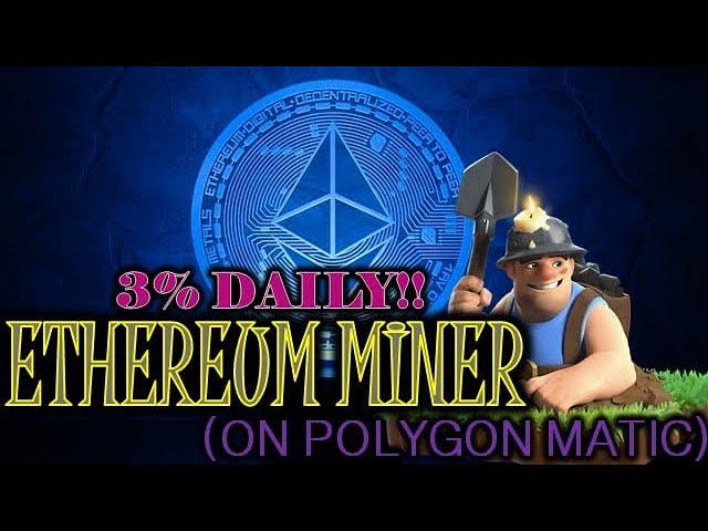ETH HEADS GOT A MINER NOW TOO? | ETHEREUM MINER ON MATIC(POLYGON)