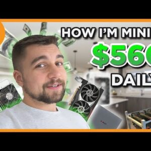 I'm EARNING $560 A DAY at home MINING BITCOIN and DOGE?!