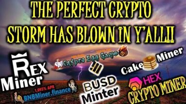 REX MINER Now TOO | GUYS… IT’S A PERFECT STORM THAT HAS BLOWN IN WITH THESE MINING ⛏ dApps