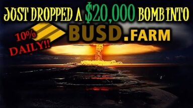 JUST DROPPED A $20K💰💰💰DEPOSIT INTO BUSD FARM😳 | DRIP💧UP OVER $12.20 📈👊🏾😎