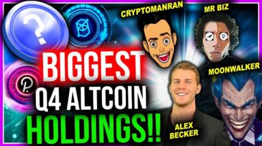 EXPERTS SHARE THEIR BIGGEST Q4 ALTCOIN POSITIONS!