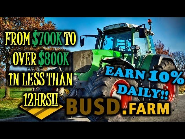 ??‍? ? BUSD FARM?GOES FROM $700K TO OVER $800K IN LESS THAN 12HRS?