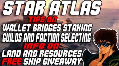 STAR ATLAS FRACTION GUILD & LAND TIPS | WATCH BEFORE YOU FOMO | FREE SHIP AND DRIP NETWORK GIVEAWAY