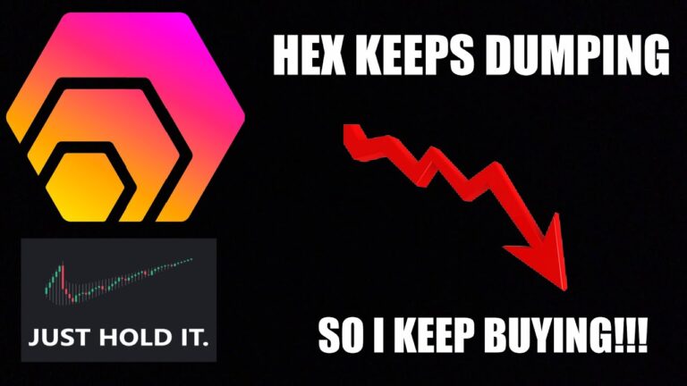 HEX TOKEN KEEPS DUMPING! I KEEP BUYING THE DIPS!