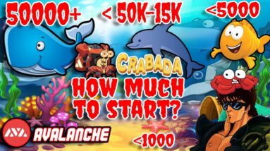 CRABADA NFT PLAY TO EARN - HOW MUCH TO START? AVALANCHE METAVERSE AXIE INFINITY K!LLER| DRIP NETWORK