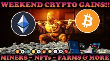 Weekend Crypto Wrap Up: Brand NEW 10% Daily ETH & BTC Miners😳💰 | NEW BSC NFTs | BNB LOTTO & MORE!!
