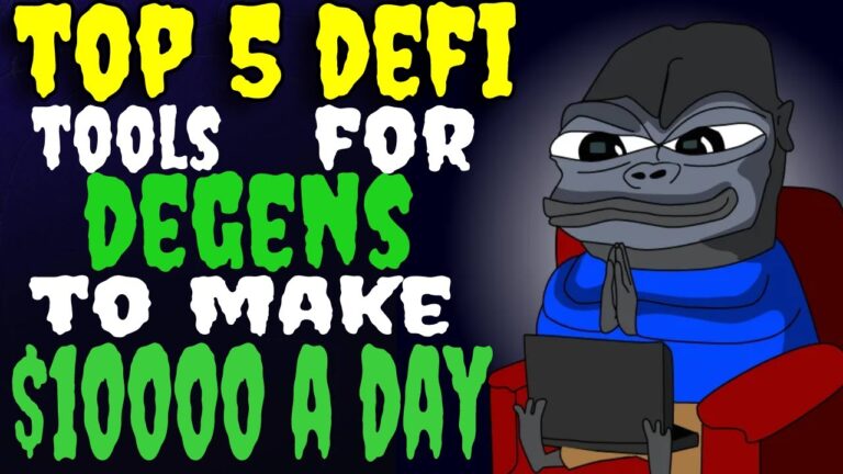 TOP 5 DEFI DEGEN TOOLS FOR MAKING $10000 A DAY IN CRYPTO DAPPS & YIELD FARMS | DRIP NETWORK AIRDROPS