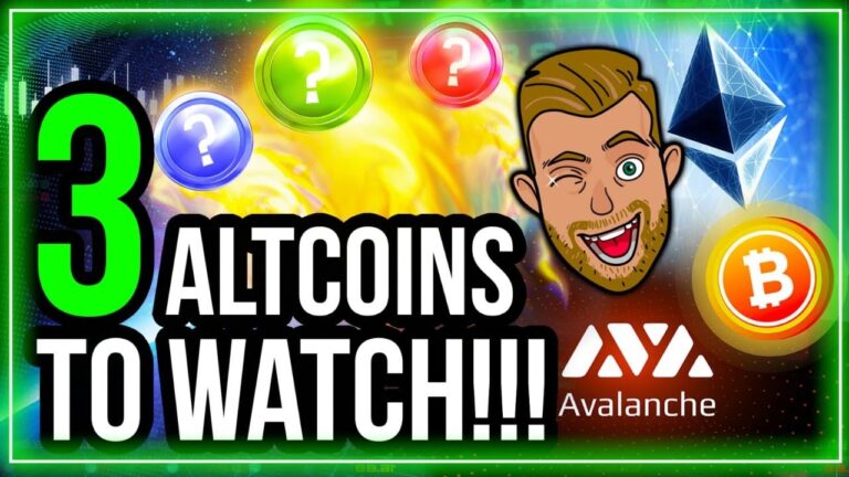 TOP 3 ALTCOINS TO WATCH RIGHT NOW!!