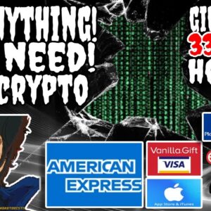 GIFT CARDS AMERICAN EXPRESS FOR HOLIDAY SHOPPING WITH CRYPTO | AMAZON EBAY APPLE PAY | DRIP NETWORK