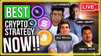 THE BEST CRYPTO INVESTMENT STRATEGY TO USE RIGHT NOW!! (4 EXPERTS DISCUSS)