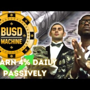 Print Money 🖨️with BUSD Machine💵| Get Started Overview | Passively Earn 4% Daily