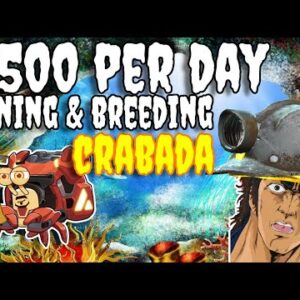 $1500 a day Mining and Breeding in Crabada highest paying Play To Earn Game in Crypto | Drip Network