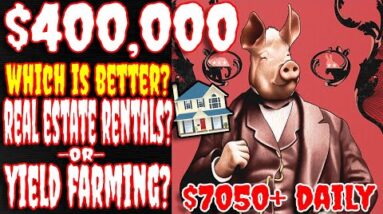 $7050 DAILY THE MANOR FARM - YIELD FARMING VS HOUSE RENTALS WHICH IS MORE PROFITABLE?| DRIP NETWORK