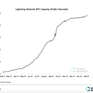 bitcoin lightning network growth capacity plateaus at 3400 btc