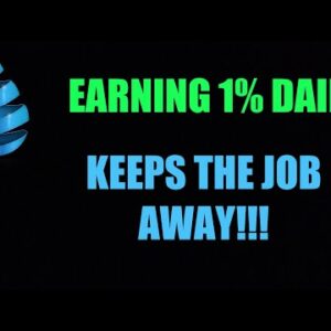 DRIP NETWORK EARNING 1% A DAY KEEPS THE JOB AWAY!!!