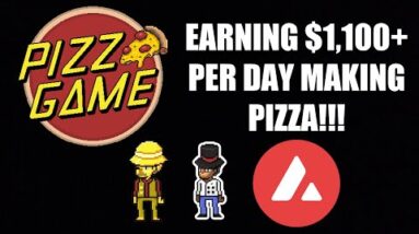 PIZZA GAME ON AVAX EARNING $1,100+ PER DAY!!!