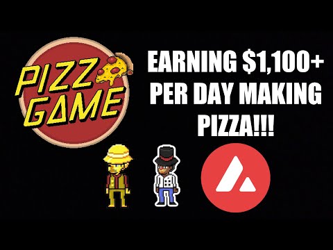 PIZZA GAME ON AVAX EARNING $1,100+ PER DAY!!!