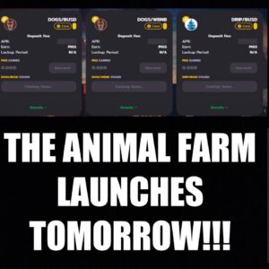 THE ANIMAL FARM LAUNCHES TOMORROW! WHAT NOW?!?!?
