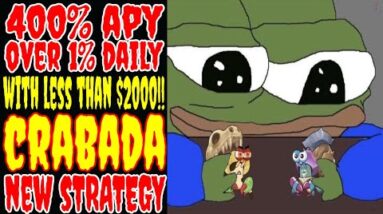 EARN 400% APY ON AUTO PILOT IN CRABADA FOR LESS THAN $2000 ! 🦀🦀| DRIP NETWORK AIRDROPS