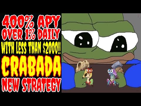 EARN 400% APY ON AUTO PILOT IN CRABADA FOR LESS THAN $2000 ! ??| DRIP NETWORK AIRDROPS