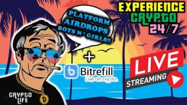 Experience Crypto 24/7 AirDrop, GiveAways & Updates Live-Stream!!