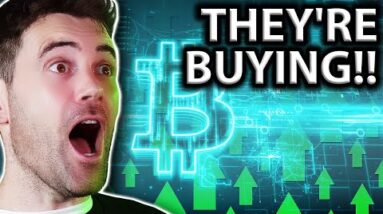 They're BUYING!! Institutions BULLISH on Crypto!! Pump Next!?