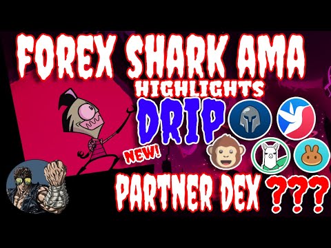FOREX SHARK ALPHA LEAK !! DRIP NETWORK NEW PARTNER DEX | THE ANIMAL FARM PIGGYBANK AMA HIGHLIGHTS