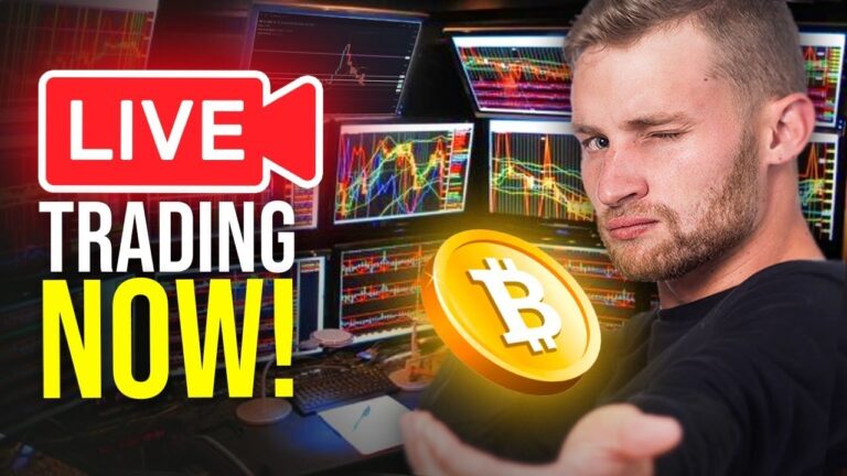 LIVE TRADING NOW: BITCOIN BREAK OUT HAPPENING! (HUGE RETURNS)
