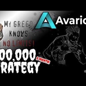 AVARICE $100,000 A MONTH GREED STRATEGY 👀 HEX + T2X STAKING | #DRIPNETWORK