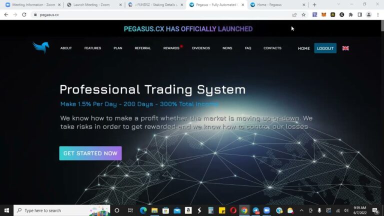 PEGASUS UPDATE | NEW WEBSITE UI AND BACKOFFICE | WITHDRAWALS SUPER FAST
