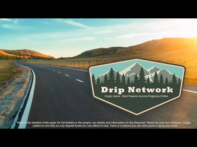 DRIP NETWORK PASSIVE INCOME ? DRIP FAUCET BASIC OVERVIEW ? HOW TO GET STARTED AND EARN 1% PER DAY