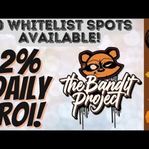 THE BANDIT PROJECT IS COMING WITH TRADABLE NFT'S - 30 WHITELIST SPOTS FOR MY TEAM - COME LOOK!