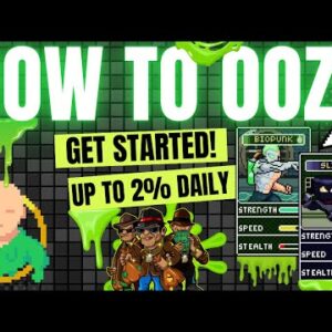 Ooze Finance Tutorial: How to Mint NFT & Make A Deposit | Up to 2% Daily Crypto Passive Income
