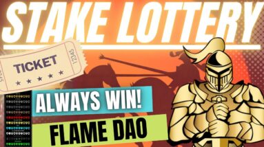 Don't Miss Stake Protocol LOTTERY!!! | Flame Token DAO | Up to 3% ROI Daily Crypto Passive Income
