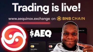 Aequinox Trading Is Live $AEQ Token Bullish New Dex on BSC