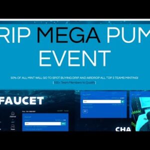 DRIP NETWORK COMMUNITY PROJECT PLANS HUGE DRIP MEGA PUMP! GIVING BACK TO THE BIGGEST FAMILY IN DEFI!