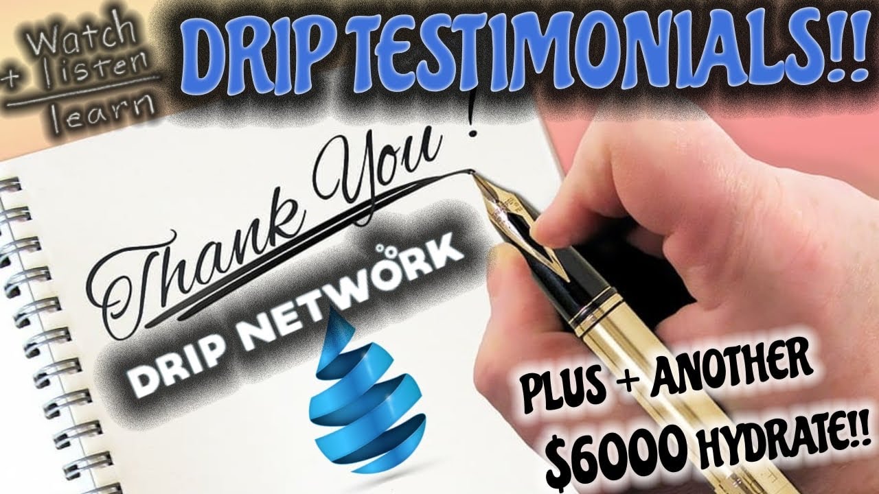 ? &?? To 1000s Of DRIP Testimonials From The Community | DRIP IS THE MVP OF PASSIVE INCOME!!
