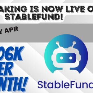 STABLEFUND BNB STAKING IS LIVE - CHECK THIS OUT