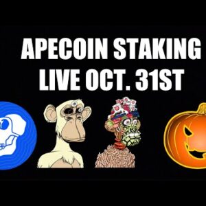 APECOIN STAKING LAUNCHES OCT. 31ST - WHAT IS THE PLAY HERE?!?