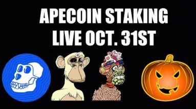 APECOIN STAKING LAUNCHES OCT. 31ST - WHAT IS THE PLAY HERE?!?
