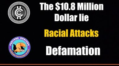 Crypto Craig - $10.8 Million Dollar DRIP Lie - Defamation - Racial Attacks