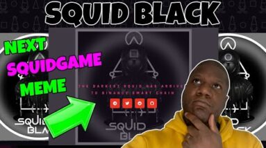 Squid Black $BLACK New Squid Game Squidgrow Meme On Bsc