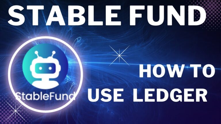 STABLE FUND-/ HOW TO USE LEDGER – LIVE DEPOSIT OF $2500 BUSD / BULLISH AMA / EARN 1.5% PER DAY
