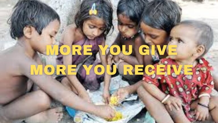 MORE YOU GIVE MORE YOU RECEIVE / PART 20 / USING CRYPTO TO BUY FOOD FOR HOMELESS CHILDREN IN INDIA